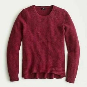 High-low waffle sweater in supersoft yarn XXS